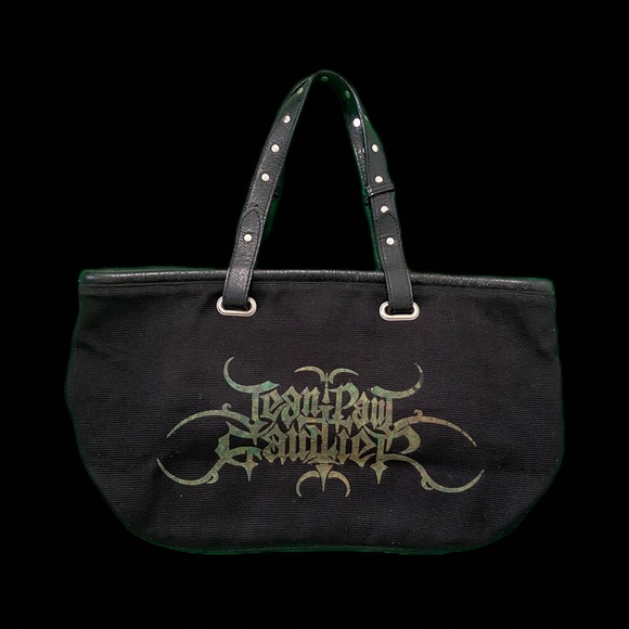 Jean Paul Gaultier Handbags - Jean Paul Gaultier 90s Gothic Satan Logo Handbag